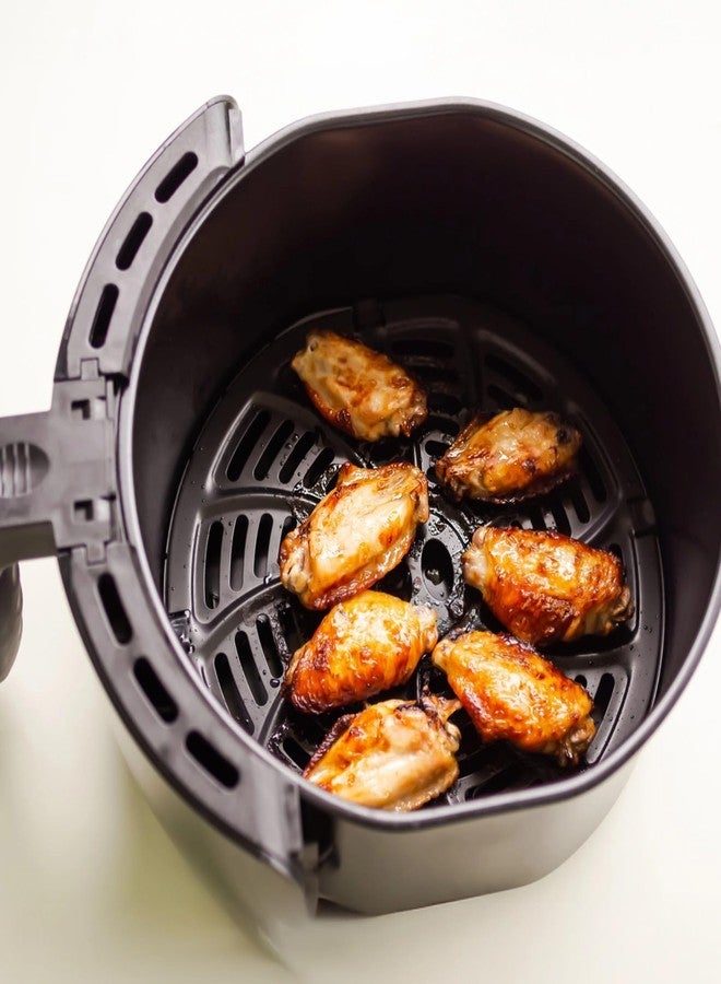 Varku Air Fryer Grill Pan for Gourmia GAF798 7QT GAF716 Air Fryer, Food Grade Nonstick 8.97''*8.97'' Air Fryer Replacement Parts Accessories Rack Tray Grill Plate Crisper Plate，Dishwasher Safe - Image 2